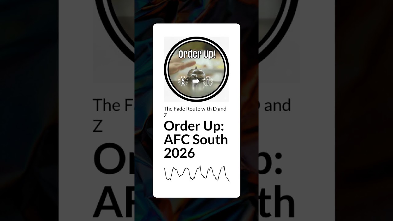 Order Up: AFC South 2026