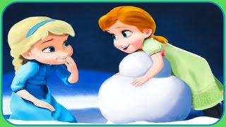 ♡ Disney Frozen Princess Elsa & Anna Build Snowman Awesome Game For Kids & Toddlers screenshot 5