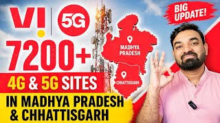 Vodafone 4G &amp; 5G Network In Madhya Pradesh &amp; Chhattisgarh #telecomnews #vodafone5g #vi5g #vodafone 