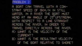 Physics Problems Animated: Vectors and Projectile Motion II