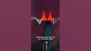 #shorts KODAK BLACK Brings Out LUH TYLER At Rolling Loud Miami! #rap #viral #florida #rollingloud