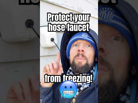 احم صنبور خرطومك من التجمد