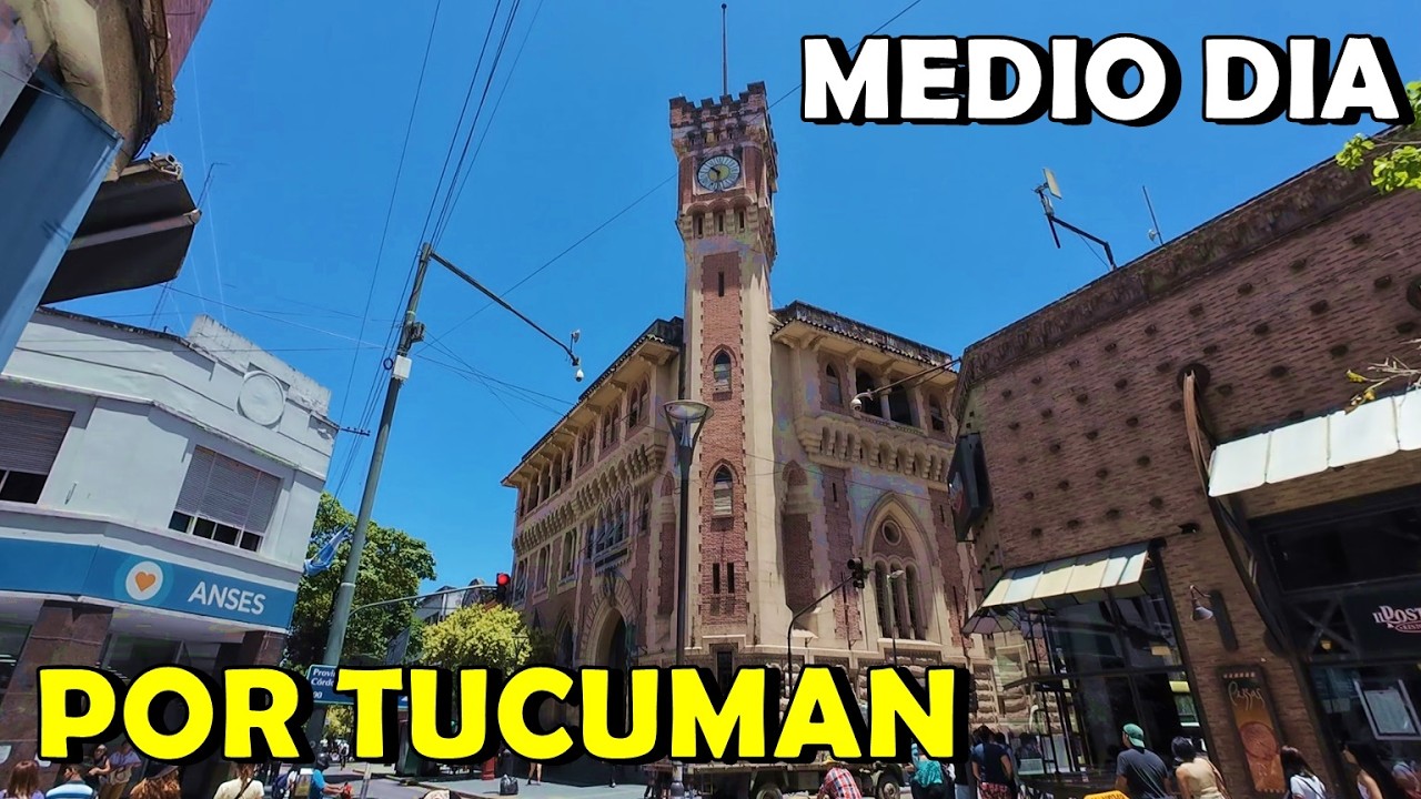 RECORRIENDO SAN MIGUEL DE TUCUMAN | ESQUINA NORTE | AVENIDA SARMIENTO | PLAZA URQUIZA Y PEATONALES