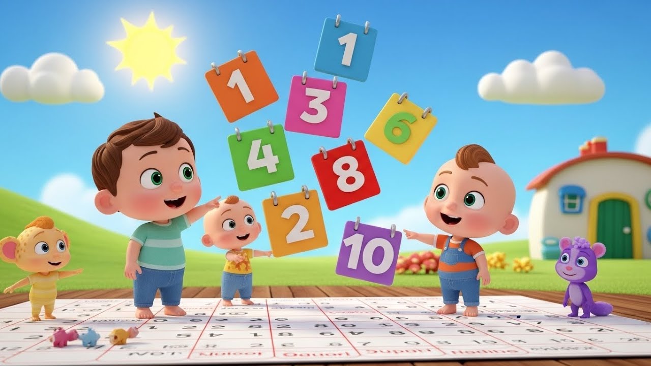 Months of the Year for Babies & Kids 📅 Sing Along Nursery Rhyme