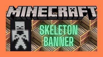 🎃🩻How To Make A Skeleton Banner | Minecraft Halloween Build Hacks