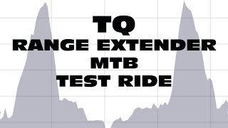 TQ Range Extender Battery Test Ride  How long will it last on a 22 mile ride in the Dark Peak?