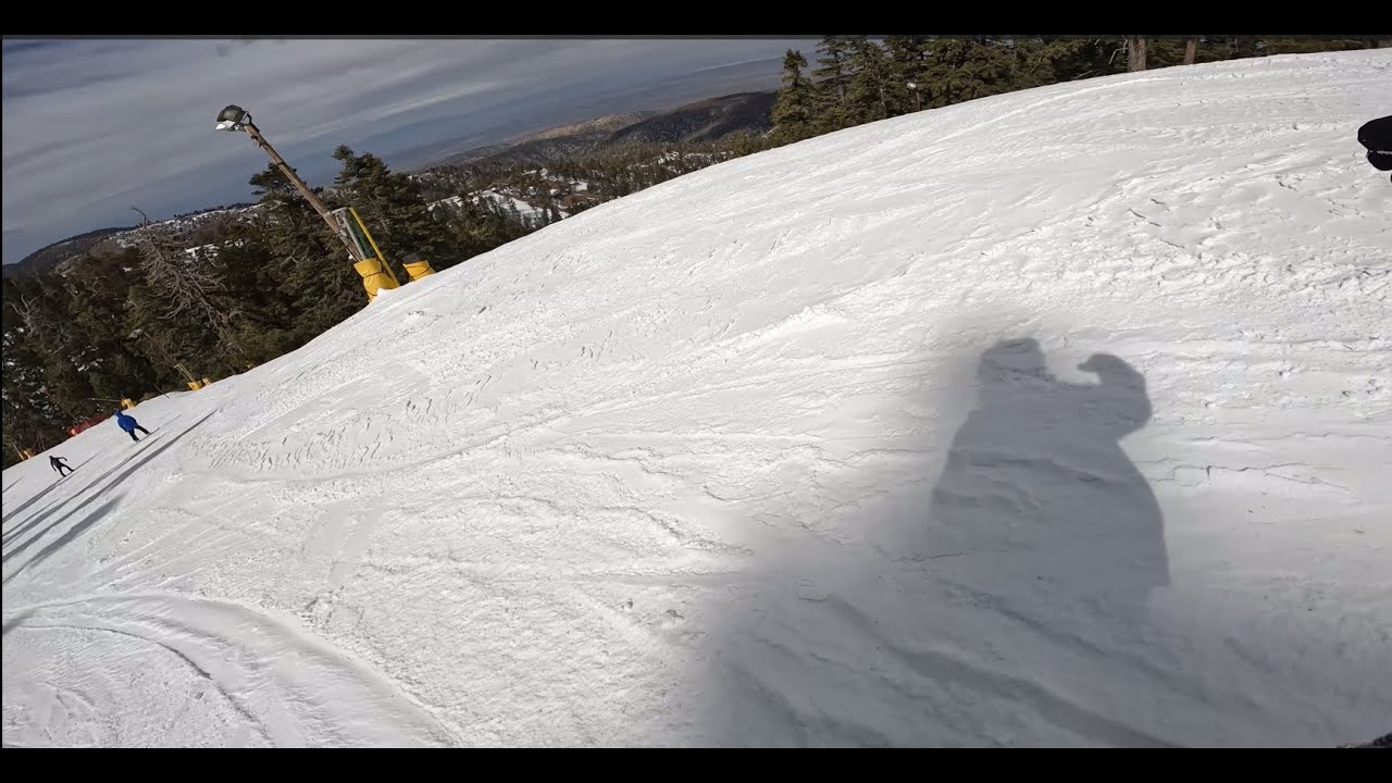 First time snowboarding Mt. High YouTube