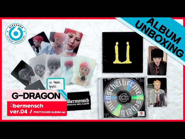 UNBOXING] G-DRAGON 3RD ALBUM [Übermensch] JEWEL Case ver