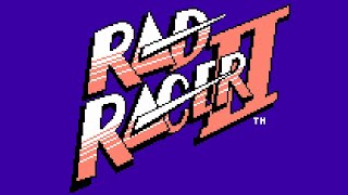 Rad Racer II (NES) Playthrough longplay video game