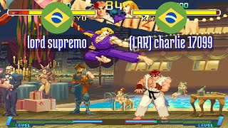 FT10 @sfa2u: lord supremo (BR) vs (LAR) charlie 17099 (BR) [SF Alpha 2 sfa2 Fightcade] May 17