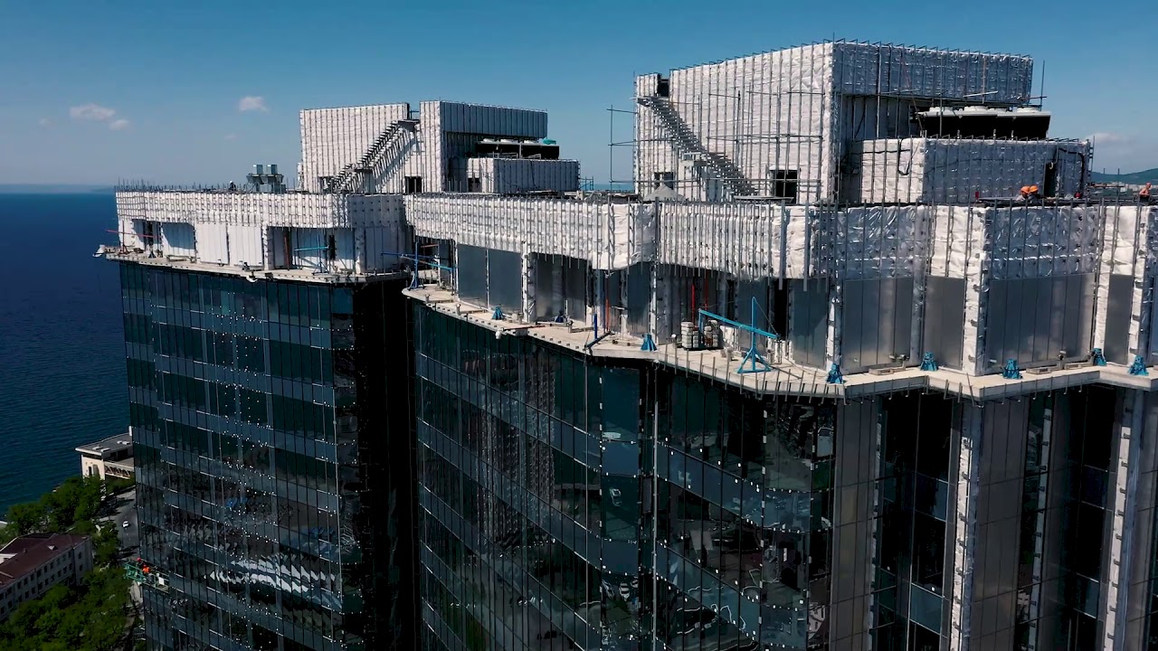 Жилой комплекс "Аквамарин" Владивосток. Июнь 2020 года - YouTube