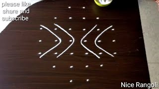 easy sikku kolams with 6dots|kambhi, neli kolams||daily melikala muggulu|easy rangoli||#Nice Rangoli screenshot 3