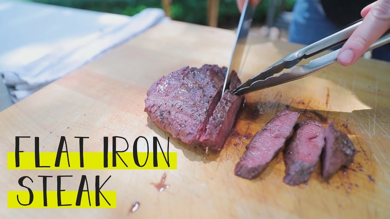 Flat Iron a la parrilla | Chef James - YouTube