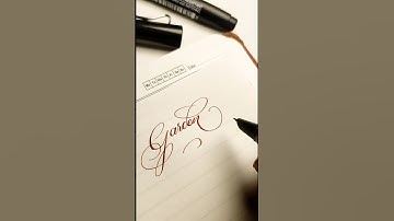 Garden Calligraphy Writing Experts Reveal the Best Tools #calligraphy #art #artisticletters