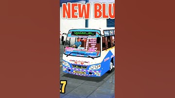 🏅New Tnstc Blue Bus Mod Tamil | Bus Simulator Indonesia v3.7 | Tnstc Bus Mod in