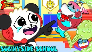 STINKIEST FIRST DAY BACK TO SCHOOL! Combo Panda's Funniest First Day at Sunnyside School