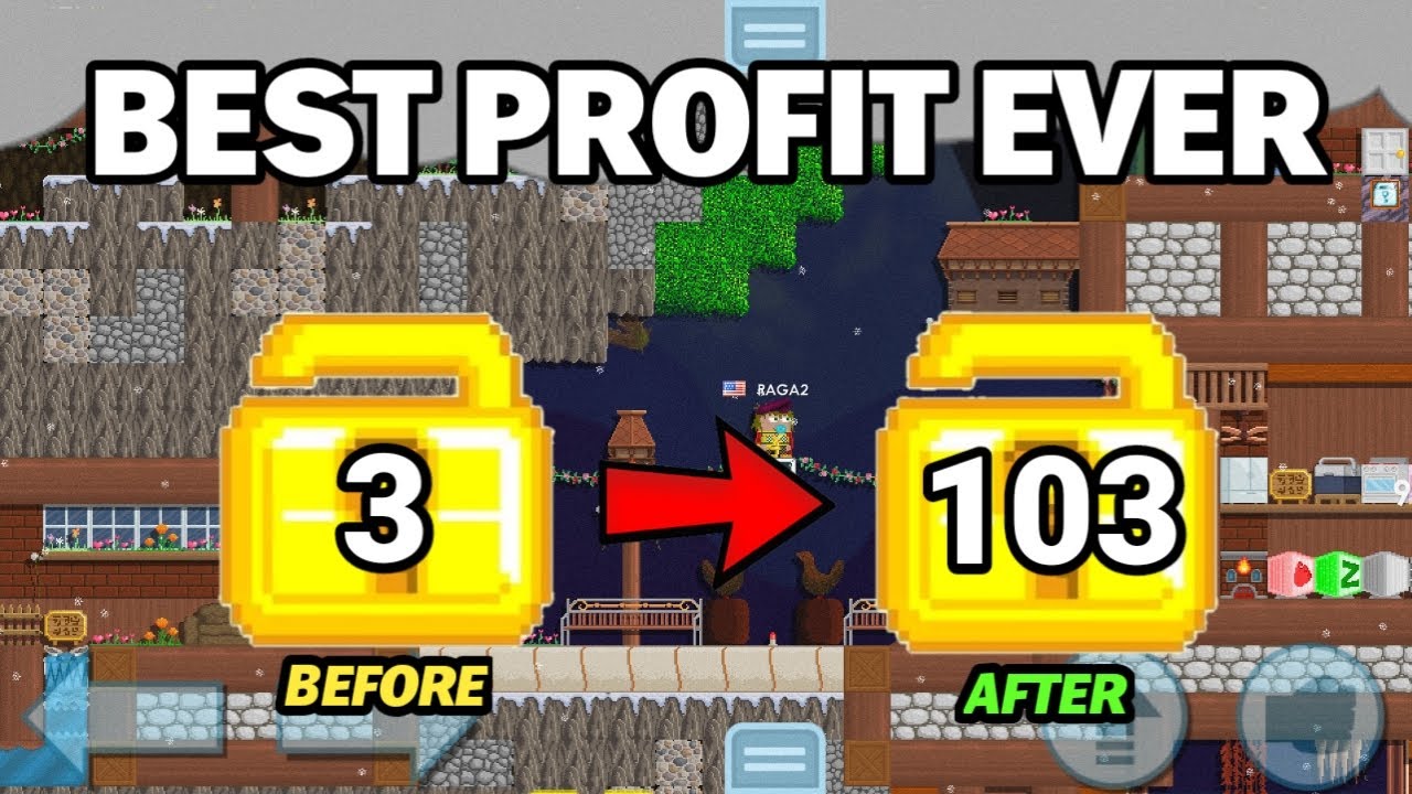 BEST PROFIT METHOD EVER!🤑 | Growtopia profit 2022 | Growtopia,