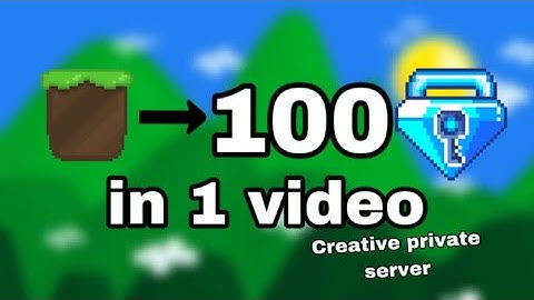 Dirt to 100BGL In One Video (Growtopia CreativePs CPS)