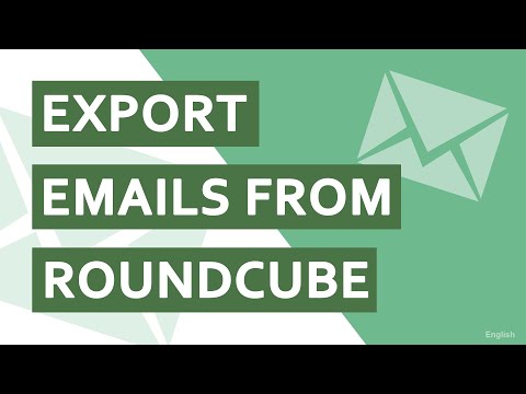 How Do I Export Emails from Roundcube