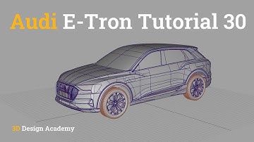 Advanced Autodesk Alias Tutorials - Audi E-Tron SUV 30