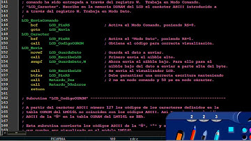 11 CURSO PIC16F84A SUBRUTINA LCD ENVIA COMANDO CAPT 12 PARTE 11