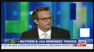 Matthew Perry & Lisa Kudrow On Piers Morgan Live July 26, 2013 12