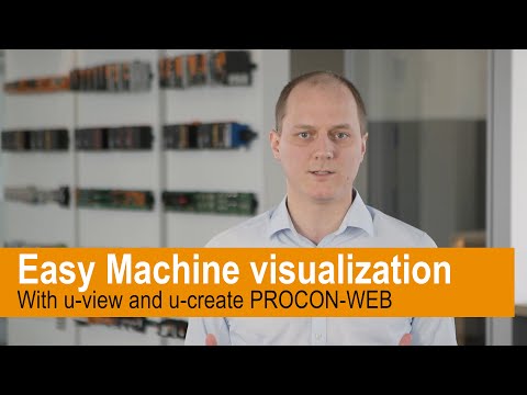 Automation with u-view touch panels, IPCs and the visualisation software u-create PROCON-WEB.