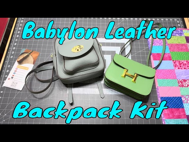 diy leather backpack kit Womens  Babylon Leather Treat yourself to true sophistication with this affordable designer clutch DIY kit DIY Leather Backpack- Tutorial and