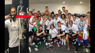 Real Madrid Win Champions league 2017 Dressing Room Celebrations