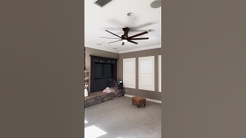 Fanimation Levon in the living room MAD7912 #fanimation #fandiego #livingroomfan #mad7921