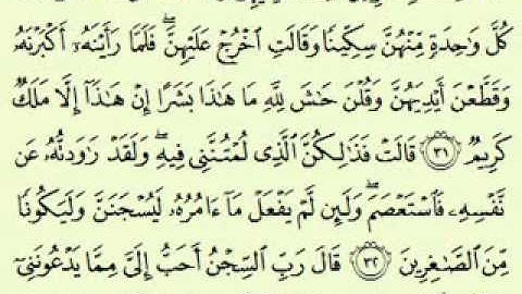 سورة يوسف (2/1) (52/1) السديس surah Yûsuf abdulrahman alsudes