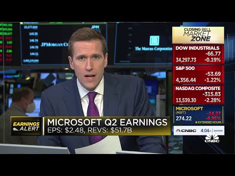 Microsoft Beats On Top And Bottom Lines, Stock Still Drops