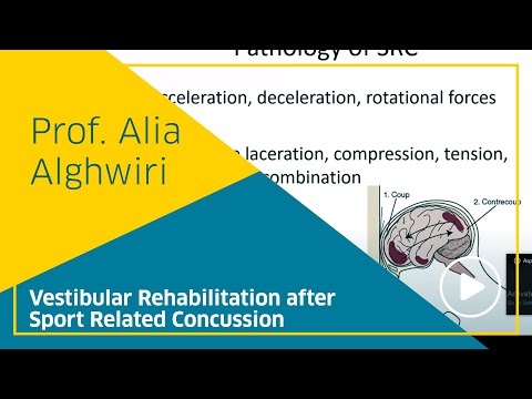 Vestibular Rehabilitation after Sport Related Concussion - Professor Alia Alghwiri