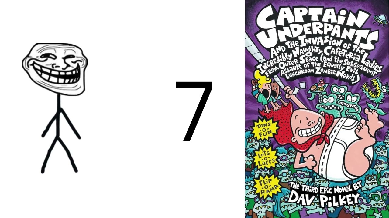 Ranking every Captain Underpants book