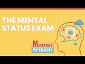 Mental Status Exam Mnemonics (Memorable Psychiatry Lecture 3)