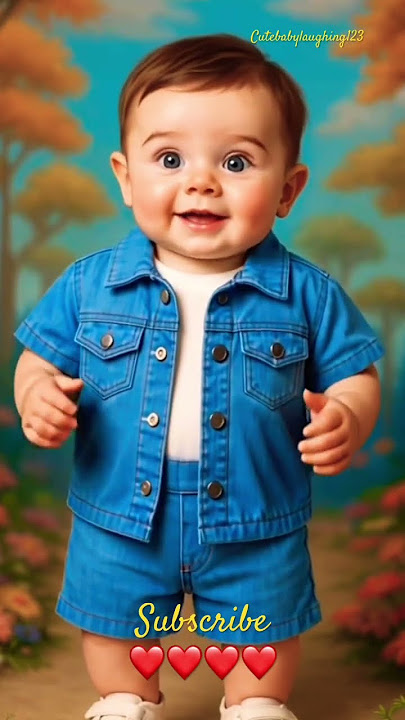Cute baby boy and girl says papa ♥️😍🧑‍🍼💕 #baby #babylaughting #shortsfeed