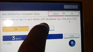 How to  Stop Auto Delete File in Doucment server