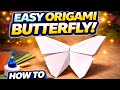 How to Make Paper Butterfly 🦋 | Easy Origami for Beginners