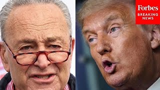 'No One Is Above The Law, Including Donald Trump': Schumer Reacts To DOJ Indictment Of Ex-President