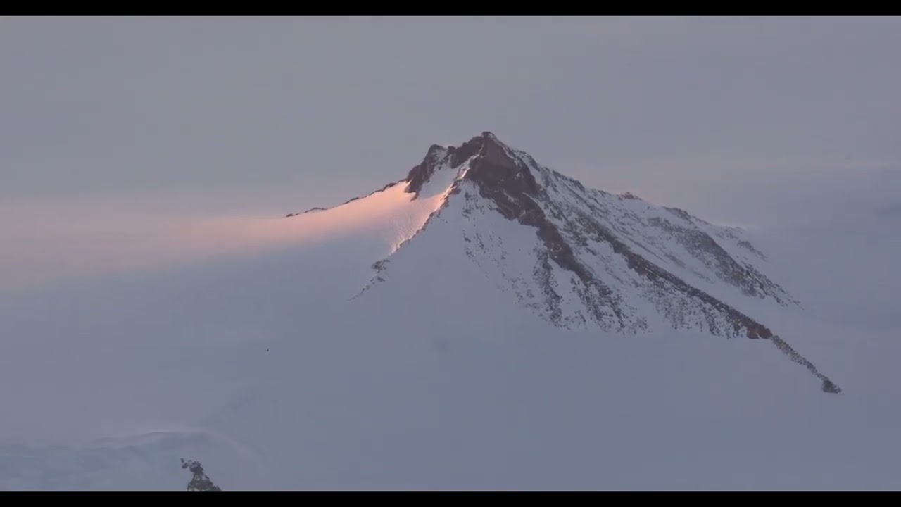 Sunrise over Dronning Maud Land, Antarctica