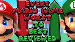 Ranking Every Mario Game From Worst to Best Reviewed