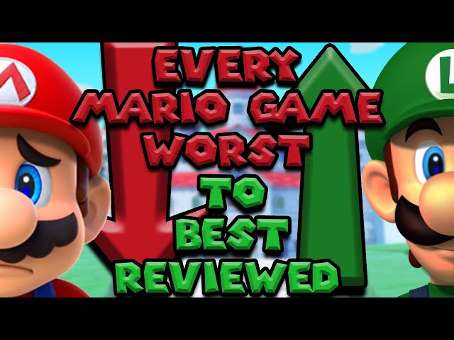 Every Mario Game Ranked From WORST To BEST 