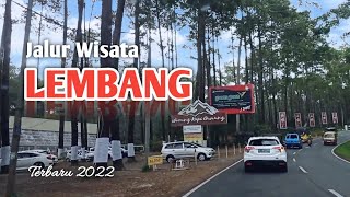 Mau wisata ke lembang?? lihat dulu jalurnya || terbaru jalur wisata lembang 2022