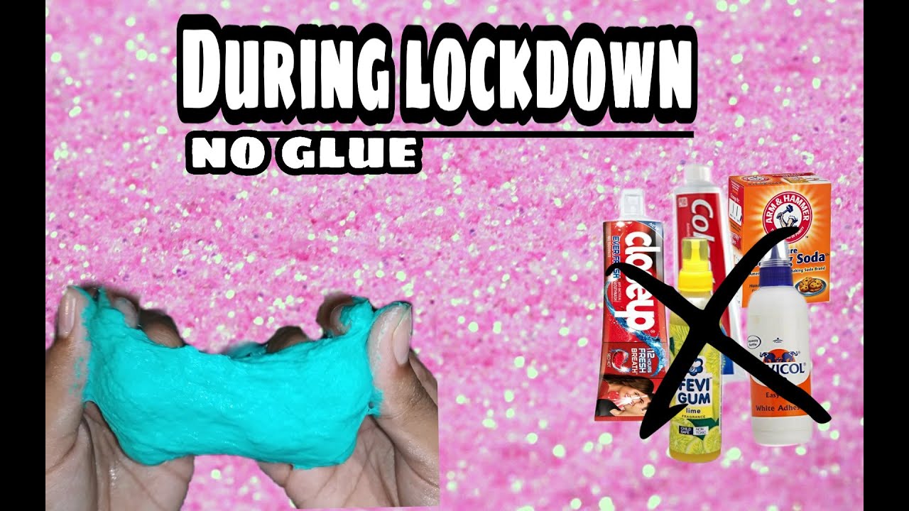 How to make slime without glue or Borax! To make during lockdown!!