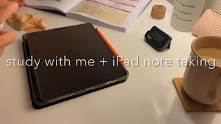 Study with me | ipad note taking | ASMR | Goodnotes | no music | real time screenshot 4
