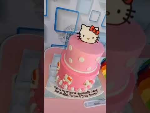 वीडियो: हैलो किट्टी केक