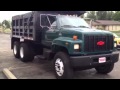 2002 GMC C8500 Tandem axle dump truck. Caterpillar diesel. For sale