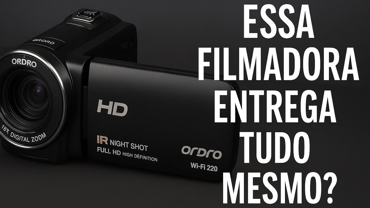 Ordro HDV-Z20 ナイトビジョン デジタルビデオカメラ フルHD Filmadora ORDRO HDV-Z20 é boa? Veja o que achei #Filmadora