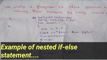 Program to find greater number among three numbers without using logical operator | c++ tutorial