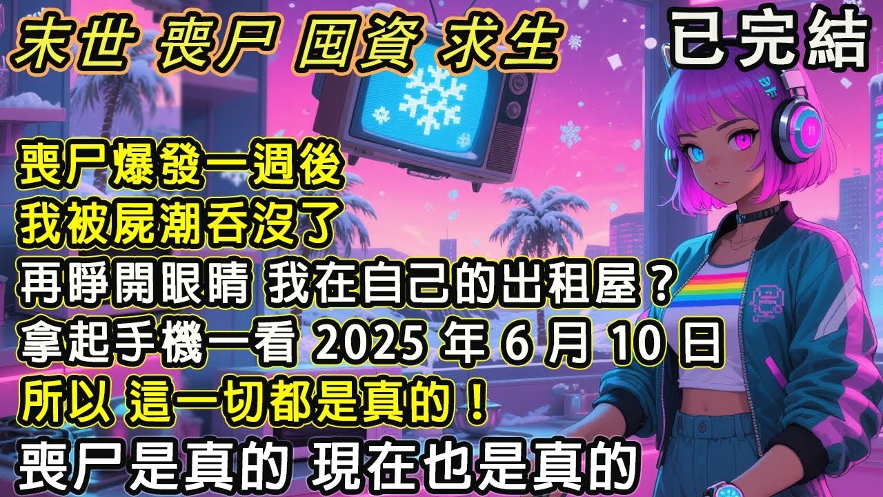 【完結/囤資】《末日回農村》喪尸爆發一周後 我被喪尸潮吞沒了。再睜眼 我在自己的出租屋？拿起手機一看 2025年6月20日 所以這一切都是真的！#末日#小說 #末世 #小說推文#囤資 #一口氣看完